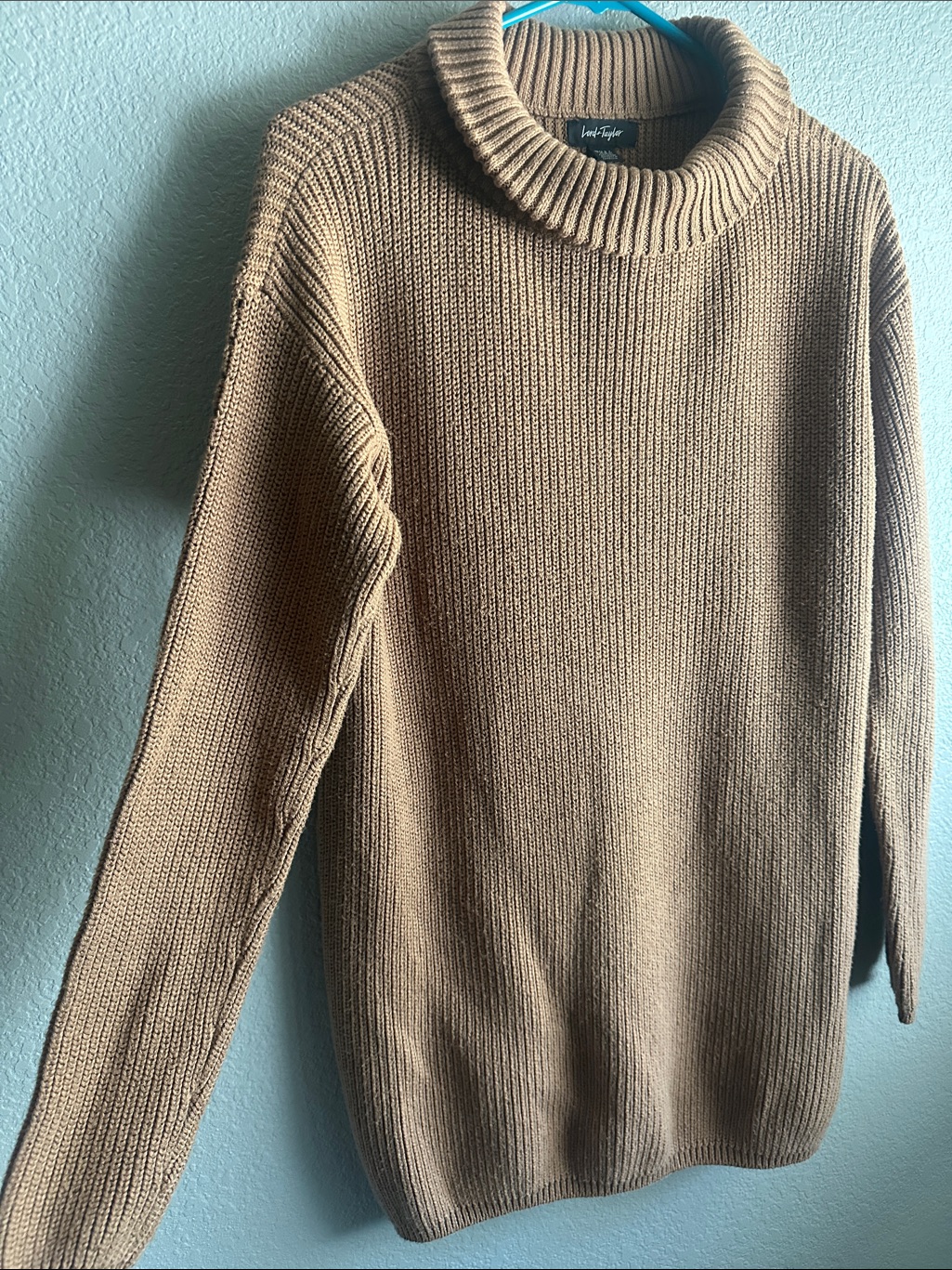 Love Tree Camel Turtleneck Sweater